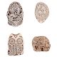 Set of 4 Piece New Mix Wooden Printing Block